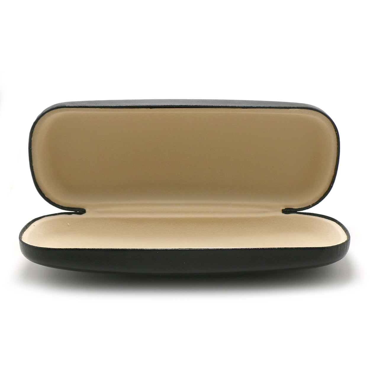 Crystal Bees Glasses Case Specs Reading Glasses Hard Case Black Leather Covered