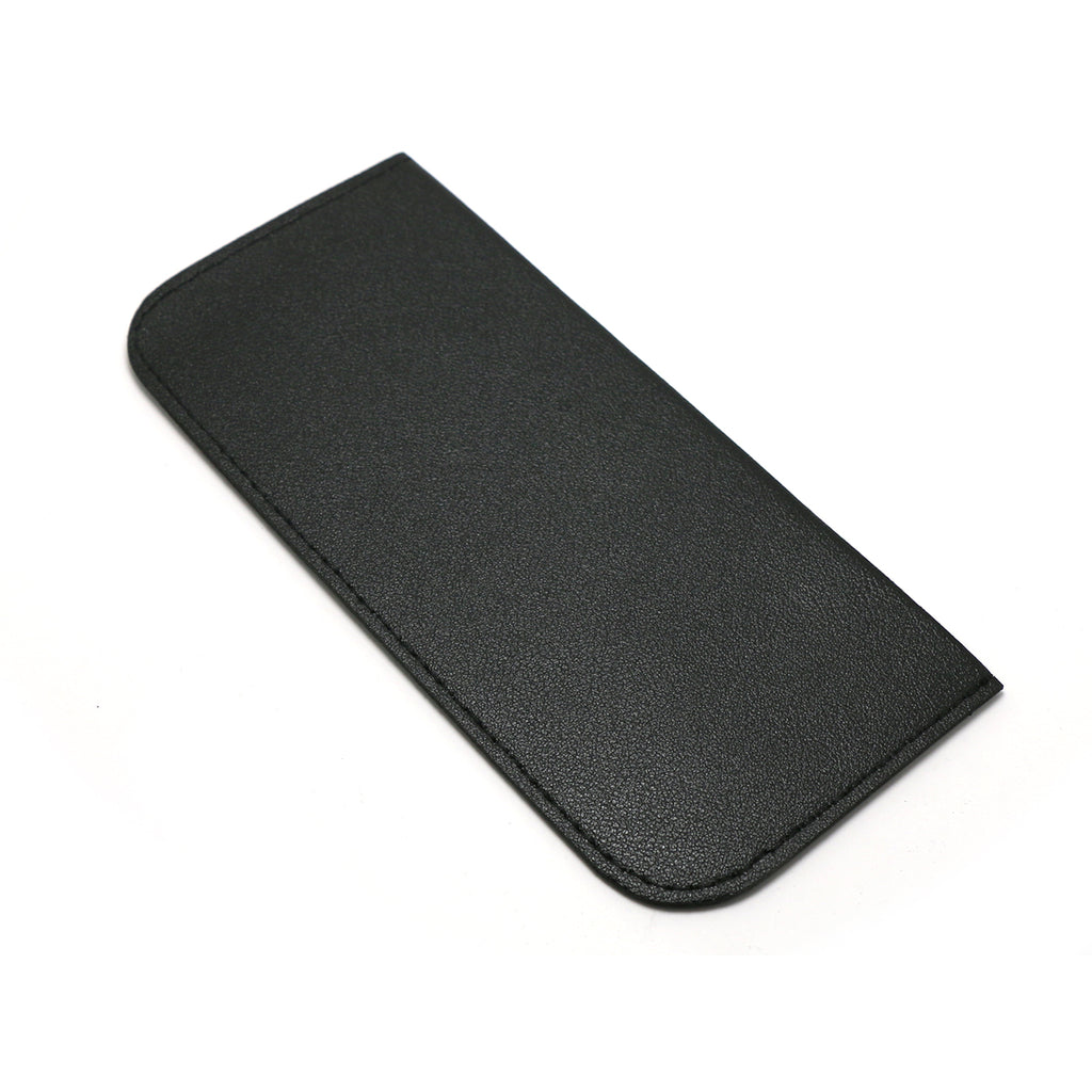 TWINKLE TWINKLE Logo Brand Black Leather Pouch