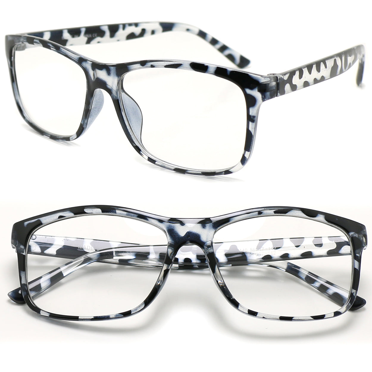 TWINKLE TWINKLE Big Lens Tortoiseshell Demi Reading Glasses R140